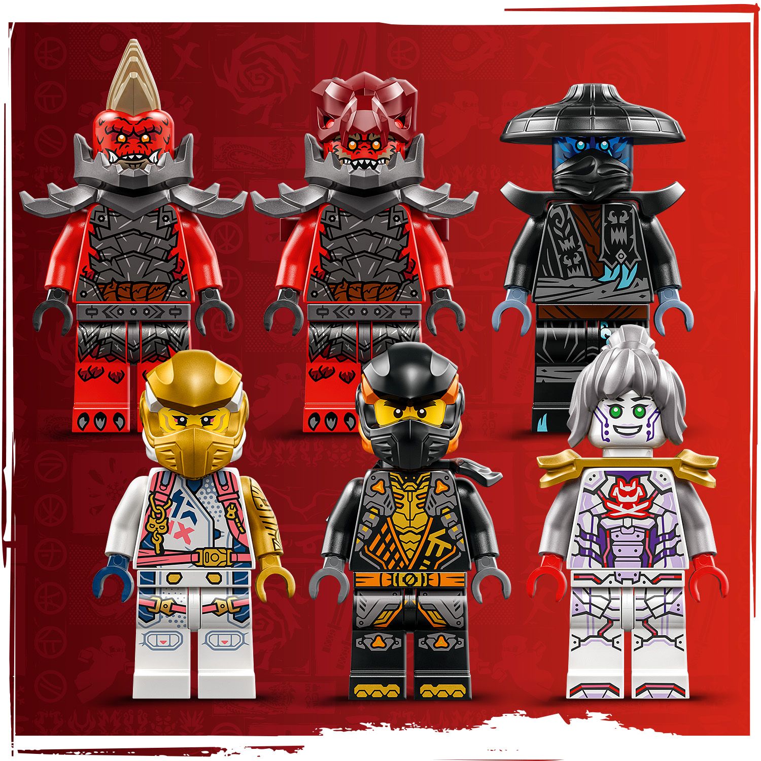 Šesť minifigúrok LEGO NINJAGO®